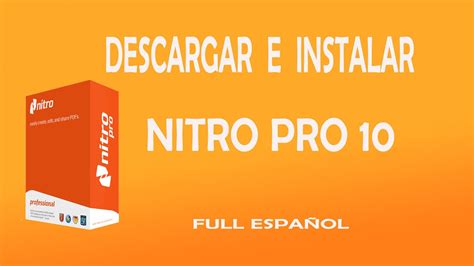 PROGRAMAS GRATIS FULL: Nitro Pro 10 Full en Español.